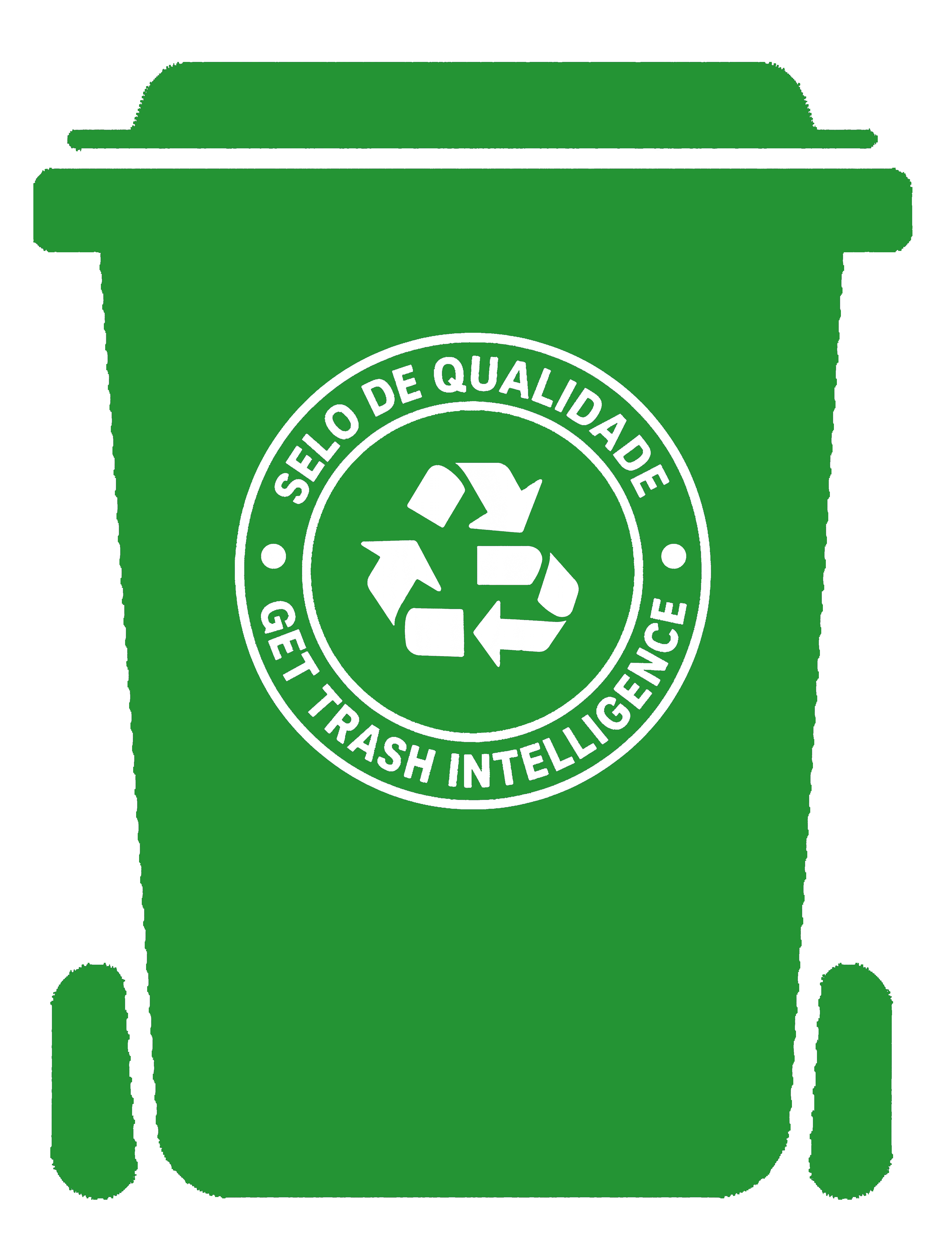 Caçamba para reciclagem de vidro